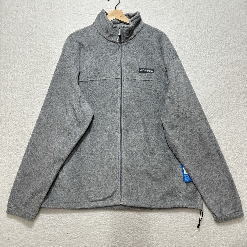 Columbia Men's Steens Mountain™ 2.0 Full Zip Fleece Gray Jacket Size 2XL NWT